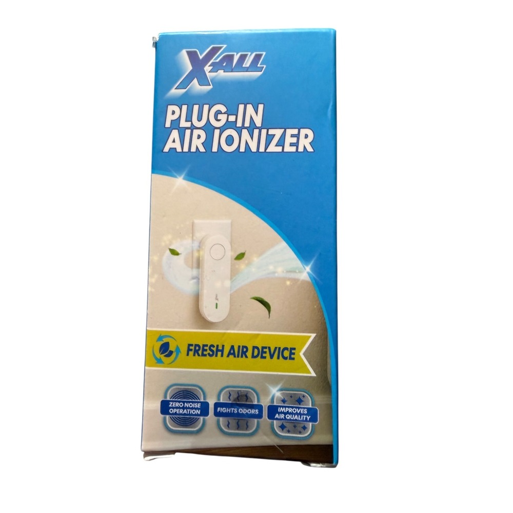 Xall TS-05 Plug-In Air Ionizer Negative Ion Fresh Air Device White Odor Fighter